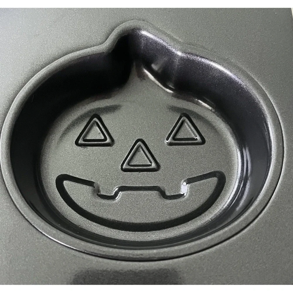 Halloween Baking Pans Molded Ghost Pumpkin Faces Candy Cake Nonstick‎ unbranded